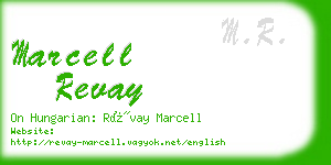 marcell revay business card